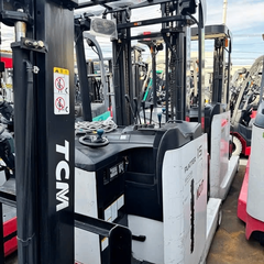 Xe nâng điện cũ đứng lái 1.5 tấn NYK FBRM15-80B-400SF Đời 2018 (Khung 4m - Có Dịch Giá)