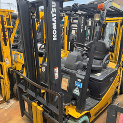 Xe nâng điện 1.5 tấn Komatsu FB15-12 cũ Nhật bãi ngồi lái nâng cơ bản - 837318
