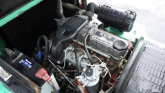 Xe nâng dầu 3 tấn Mitsubishi FD30 cũ Nhật bãi số sàn gật gù lốp kép đời cao - F14C-32069