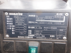 XE NÂNG ĐIỆN KOMATSU FE25-1 301661  LH:096.235.1368