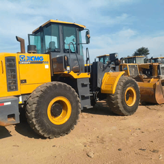 Xe xúc lật cũ gầu 3.6 m3 XCMG LW550FV bản đổ cao cần dài đời 2021