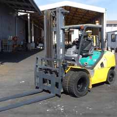 Xe nâng dầu cũ 3.5 tấn KOMATSU FD35T-10 nâng cao 4m dịch giá càng dài 1.81m đời 2011 - 135393
