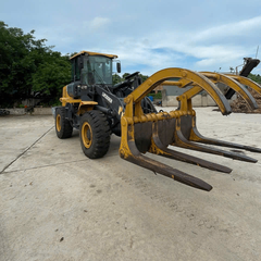 Xe xúc lật cũ kẹp gỗ XCMG LW300KN đời 2019 tay trang thủy lực giá rẻ
