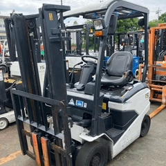 Xe nâng điện cũ ngồi lái 1.5 tấn NYK FB15PN-80-300 Đời 2021 (Bình LIFTOP)
