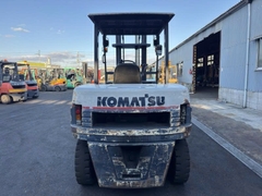 Xe nâng dầu cũ 3.8 tấn KOMATSU FD38-5 Đời 1990 (Lốp Kép - Gật Gù - Số Tự Động)