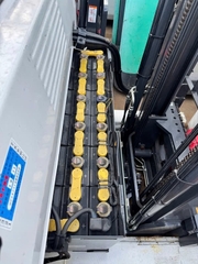 Xe nâng điện cũ đứng lái 1.5 tấn NYK FBRM15-80B-400SF Đời 2018 (Khung 4m - Có Dịch Giá)
