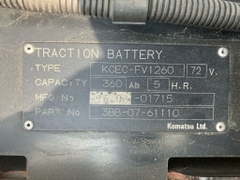 Xe nâng điện ngồi lái cũ 2.5 tấn KOMATSU FE25-1 Pin Lithium Đời 2016 (Dịch Giá)