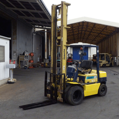 Xe nâng dầu cũ 2.5 tấn KOMATSU FD25-11 Đời 1993 (Số Sàn - Nâng Cao 5.5m)