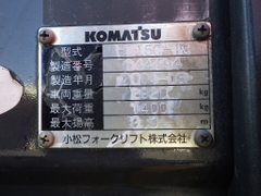 Xe nâng dầu 1,5 tấn KOMATSU FD15C-18 số sàn, mâm xoay – Nhập khẩu từ Nhật Bản, giá rẻ