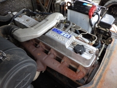 Xe nâng dầu 3,5 tấn TOYOTA 7FD35 chui container (chui công), mâm xoay, số tự động