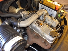 Xe nâng dầu 1,5 tấn TOYOTA 6FD15 số tự động, gật gù nhập Nhật