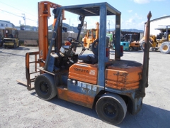 Xe nâng dầu 2,5 tấn TOYOTA 5FD25 số sàn, gật gù (lật đổ) Nhập Nhật