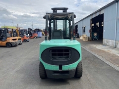 Xe nâng dầu 4,5 tấn MITSUBISHI FD45T dịch càng nâng cao 4m Nhật bãi