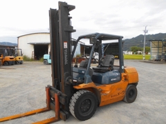 Xe nâng dầu 3,5 tấn TOYOTA 7FD35 số sàn, dịch giá, nâng cao 4 m