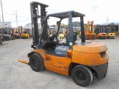 Xe nâng dầu 3,5 tấn TOYOTA 7FD35 số sàn, dịch giá, nâng cao 4 m