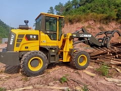 Máy xúc lật kẹp gỗ, gắp gỗ công suất 76 kW Lehman 936. Giá rẻ nhất