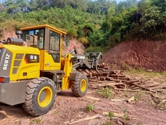 Máy xúc lật kẹp gỗ, gắp gỗ công suất 76 kW Lehman 936. Giá rẻ nhất