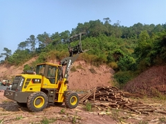 Máy xúc lật kẹp gỗ, gắp gỗ công suất 76 kW Lehman 936. Giá rẻ nhất