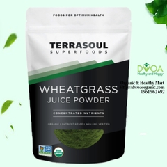 Bột Nước Ép Cỏ Lúa Mì Hữu Cơ 141g ( Organic Wheat Grass Juice Powder )TERRASOUL