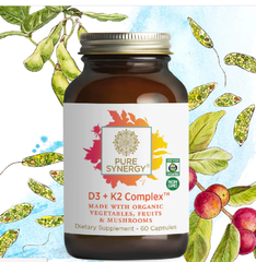 Viên D3K2 Pure Synergy Hữu Cơ 60 viên