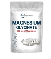 Viên Magnesium Glycinate 500mg Micro Ingredients Tinh khiết Và Hiệu lực cao