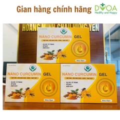 Gel Nano Curcumin Hoàng Minh Châu hộp 20 gói
