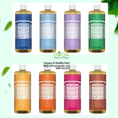 Sữa Tắm Gội  Dr. Bronner's 18-in-1 hữu cơ (946ml)