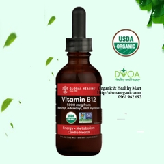 Vitamin B12 hữu cơ 5000mcg 60ml Globalhealing