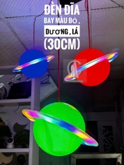 đèn đĩa bay 30cm, viền led đổi màu