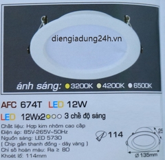 AFC 674T LED 12W