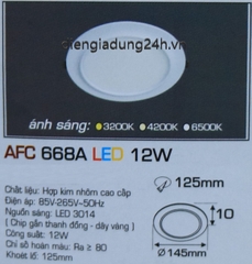 AFC 668A LED 12W