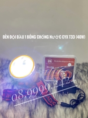 Đèn đội đầu 1 bóng led chống nước CYX T33 (40W)