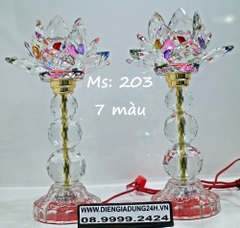 ĐÈN THỜ PHA LÊ CAO CẤP 203 - 7 MÀU