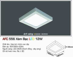 AFC 556 XÁM BẠC LED