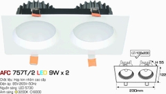 AFC 757T/2 LED 9W