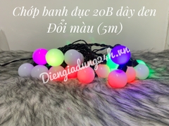 Chớp banh đục 20B dây đen (5m)