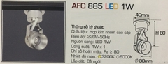 AFC 885 LED 1W
