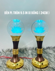 Đèn sen pha lê tròn 9.5 in XB ( 24cm )