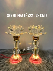 Đèn pha lê tròn 722 ( 23cm )