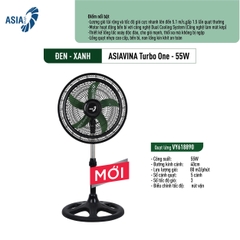 QUẠT ĐỨNG ASIAVINA TURBO ONE - 55W VY619890-VY619790