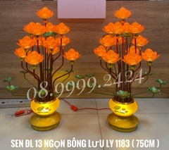 BÌNH BÔNG LƯU LY VÀNG 7-9-13 NGỌN 1181-1182-1183 ( GIÁ BÁN 1 CẶP )