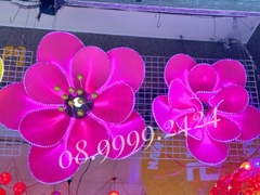 Hoa Led Bảng Lớn - Hoa Đào, Hoa Mai Cách Điệu Có Nhụy, Hoa Led Trang Trí Cổng Chào, Trang Trí Tết