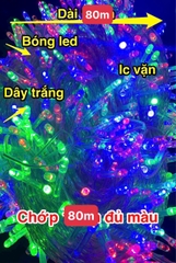 Đèn led 330 bóng (75-80m) nhiều mẫu, siêu sáng
