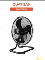 Quạt sàn B5 bạc đạn,  NKF1880K  màu Đen (65W)