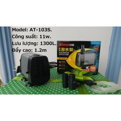Máy bơm bể cá Atman 103s (11w-Hmax 1.2m),tiết kiệm điện, độ bền cao