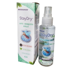 Chai xịt chống muỗi trẻ em StayDry 70ml - MCGOLDSON- Việt Nam