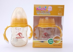 Bình sữa nhựa PPSU 180ml cao cấp Kichilachi - tặng kèm núm ti thay thế