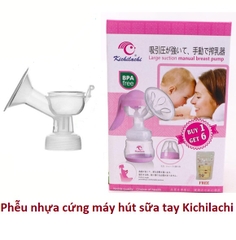 Phễu nhựa cứng phụ kiện cho máy hút sữa tay Kichilachi Nhật - mẫu mới