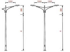 Cột đèn cao áp TL04