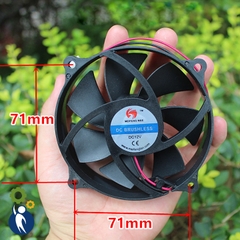 Quạt Tản Nhiệt Tròn 7.1x2.5cm 12V